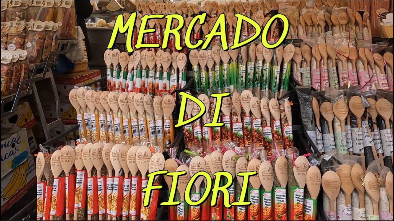 MERCADO CAMPO DI FIORI   4K
