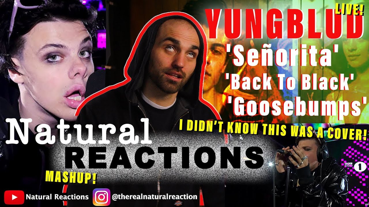 YUNGBLUD - Señorita, Back to Black, Goosebumps in the Live Lounge REACTION