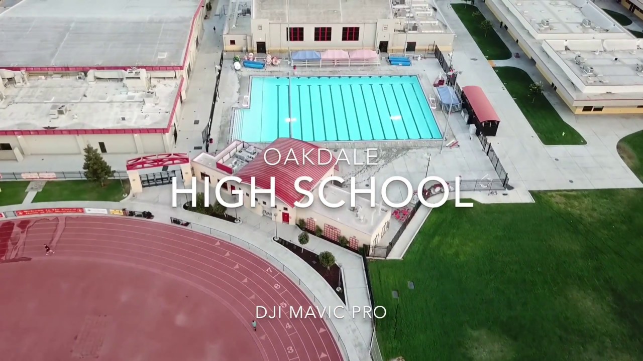 Oakdale High School Mavic Pro flyover