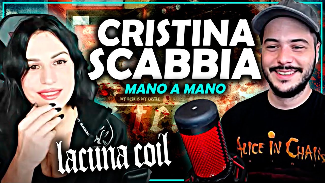 CRISTINA SCABBIA, MANO A MANO CON FEDE SOLARI | ENTREVISTA LACUNA COIL