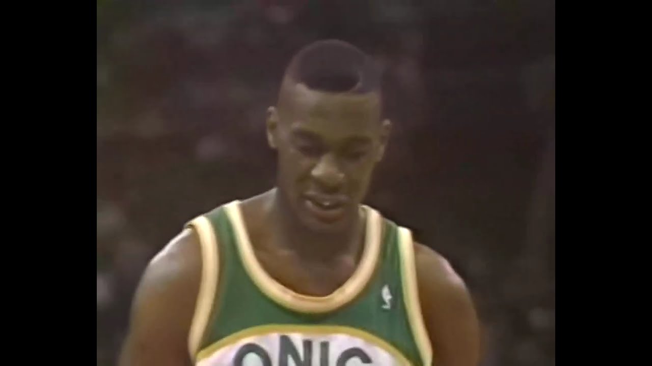 1991 Seattle Supersonics vs  Portland Trailblazers G5