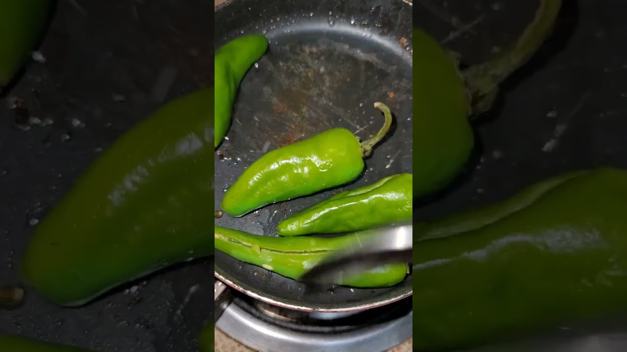 Green Chilli Fry | Masaledar Hari Mirch Fry | #athomecooking