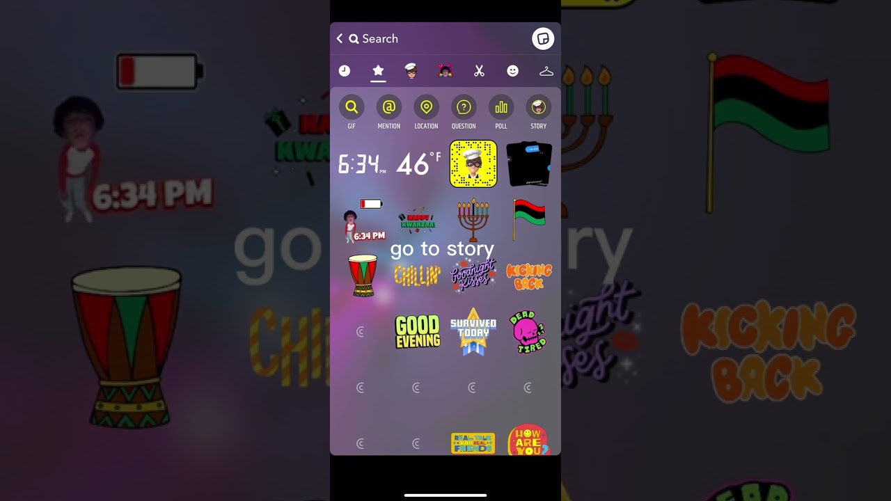 how to make a photo dump on snapchat