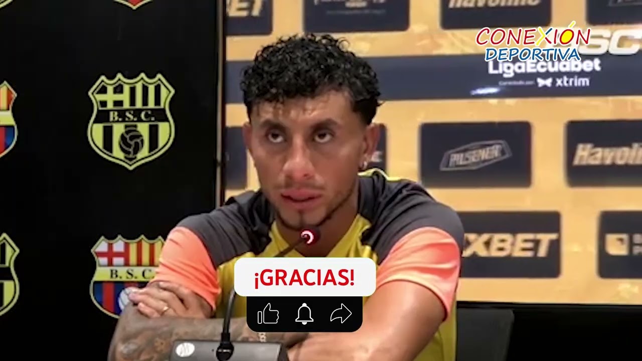 🟡 ⚫🎙️ Rueda de prensa: CESAR FARIAS Y JOAO ROJAS BARCELONA 1 VS TÉCNICO UNIVERSITARIO 0