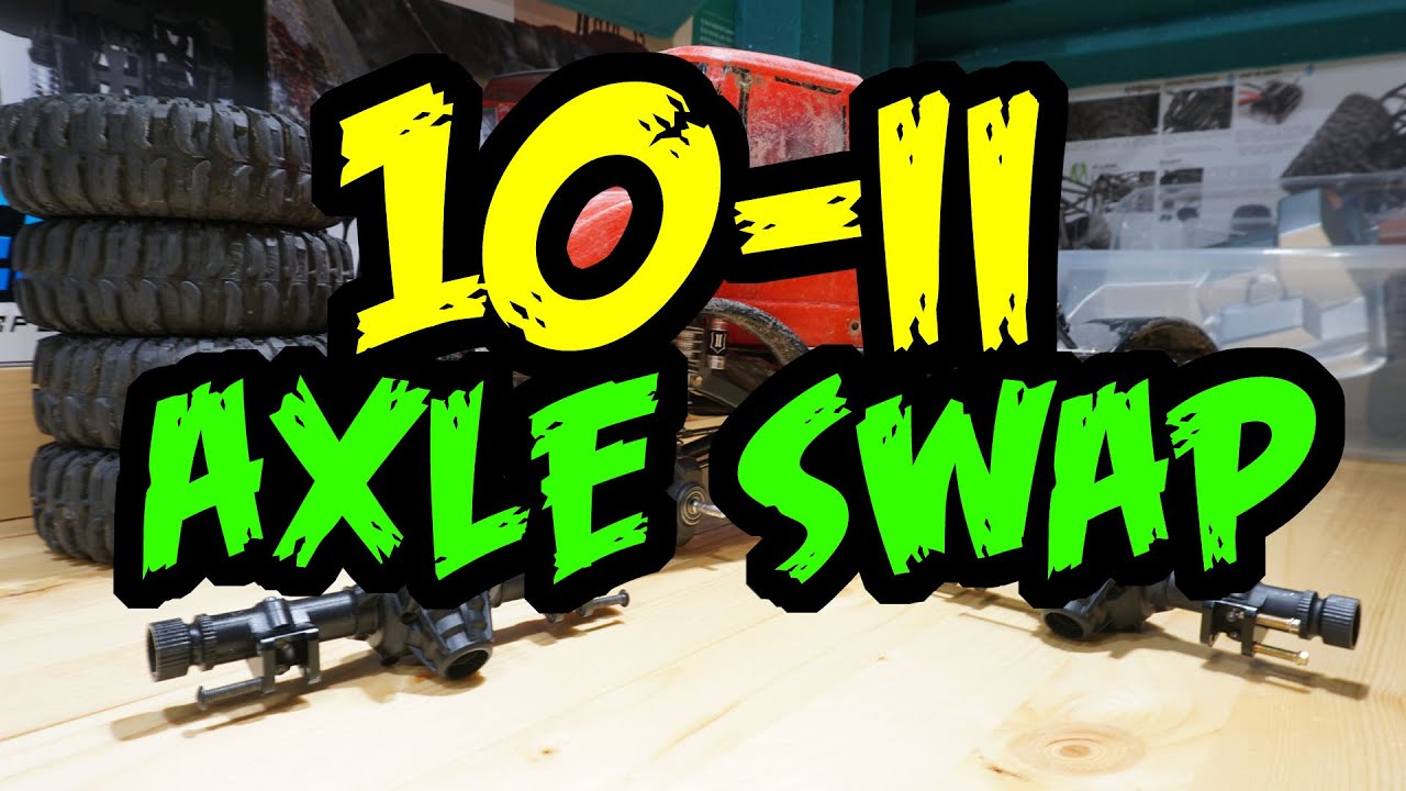 SCX10 to SCX10-II Axle swap with CMS