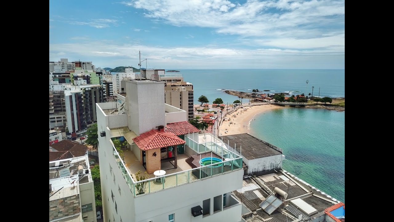 Cobertura dupléx com 4 suítes a venda, 485m²  por: 5.000.000,00  - Centro de Guarapari -ES