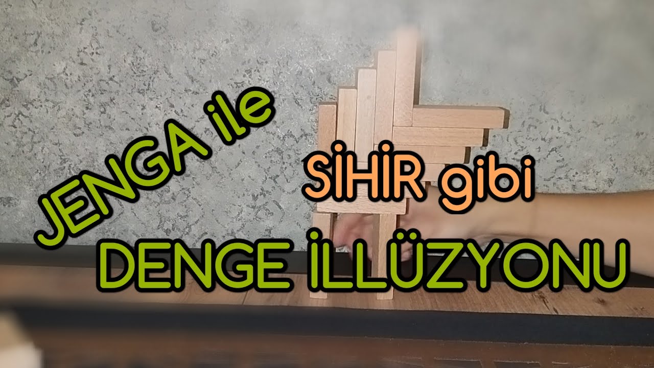 Arkadaşlarınızı Şaşırtacak SİHİR Gibi Oyun // JENGA Tahtaları ile Denge Oyunu