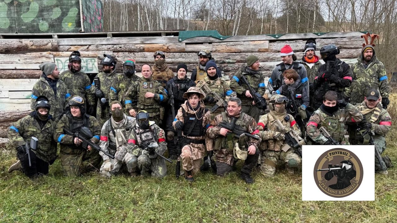 Vánoční otevřená hra 2024 - Paintball Rynholec [ Czech Magfed Military Paintball ]