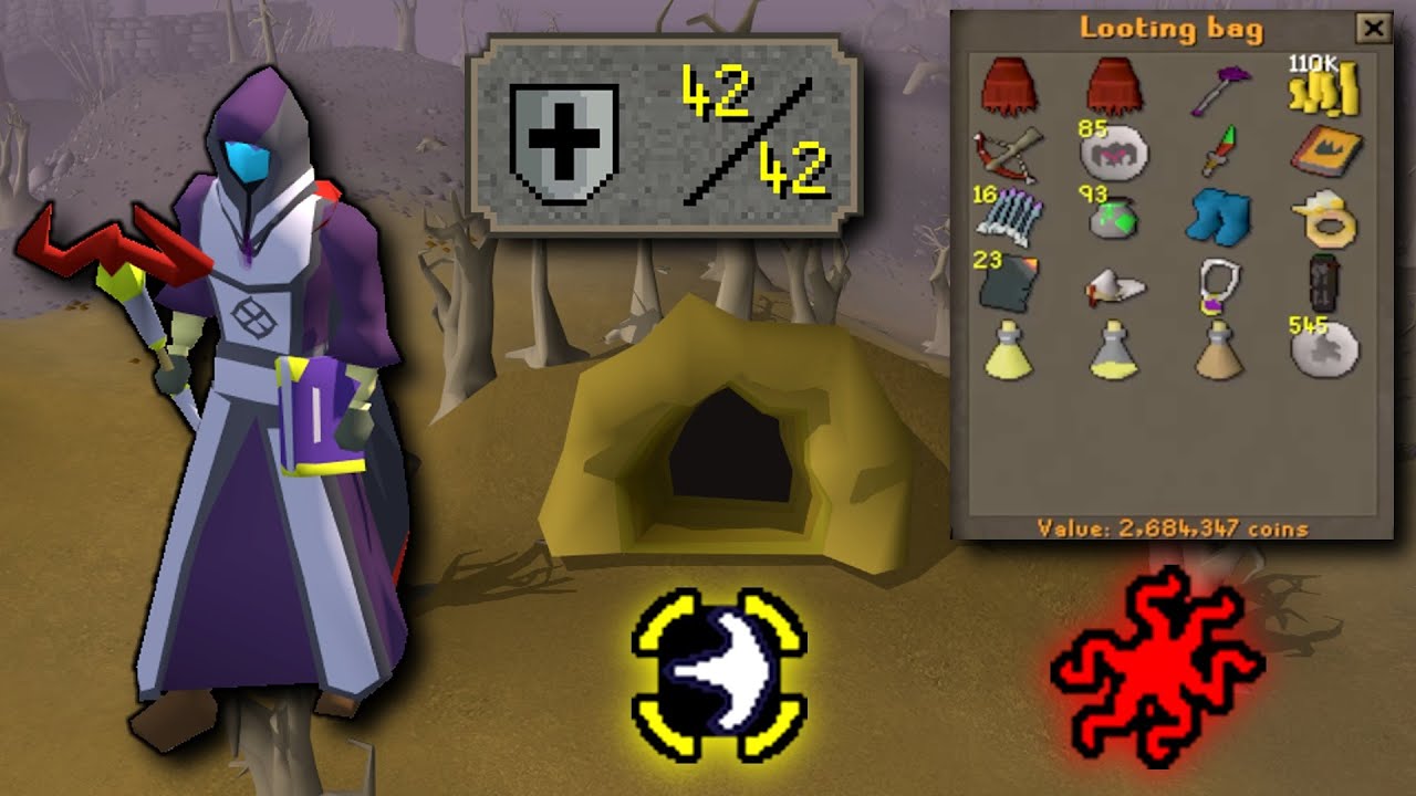 Rune Pure Pking With The Heavy Ballista And Gmaul In The New Rev Caves......OSRS Wilderness Pking