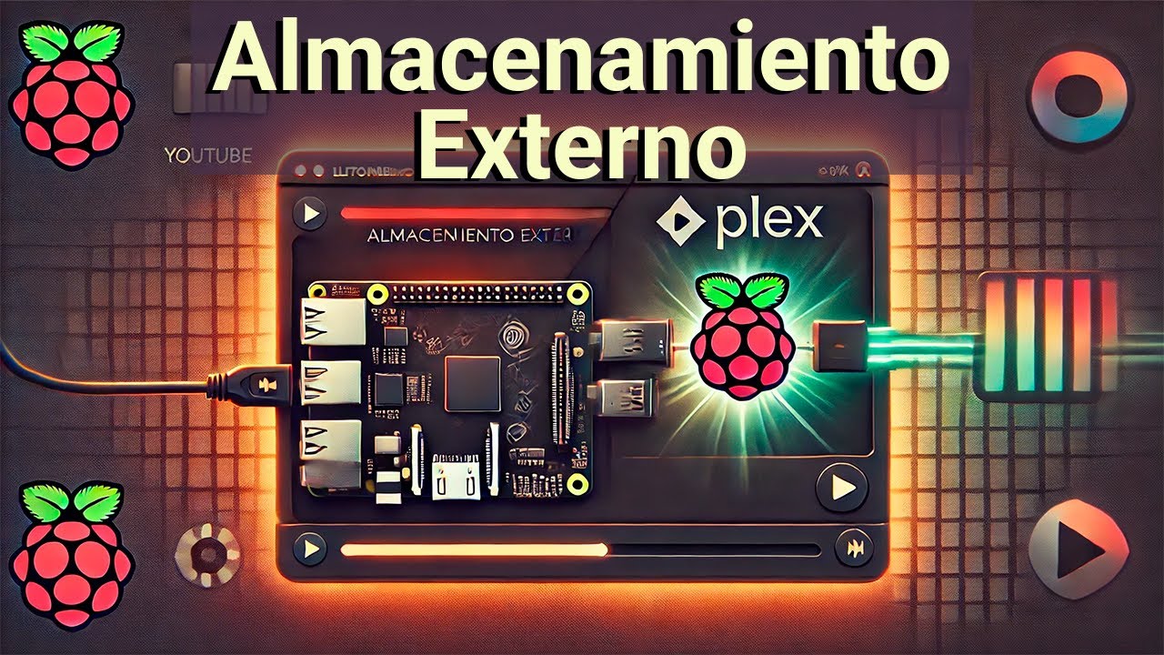 Conectar almacenamiento externo a Plex en Raspberry Pi y PC | Guía Paso a Paso