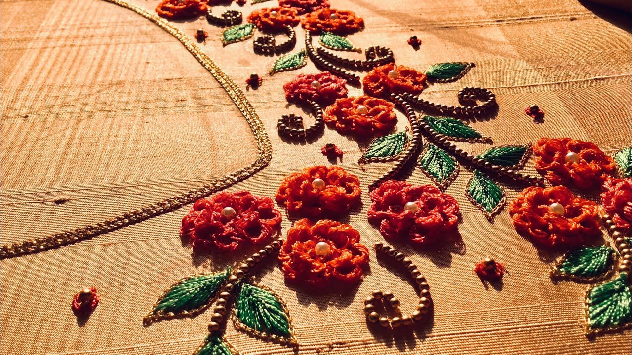 Ring knot embroidery ideas