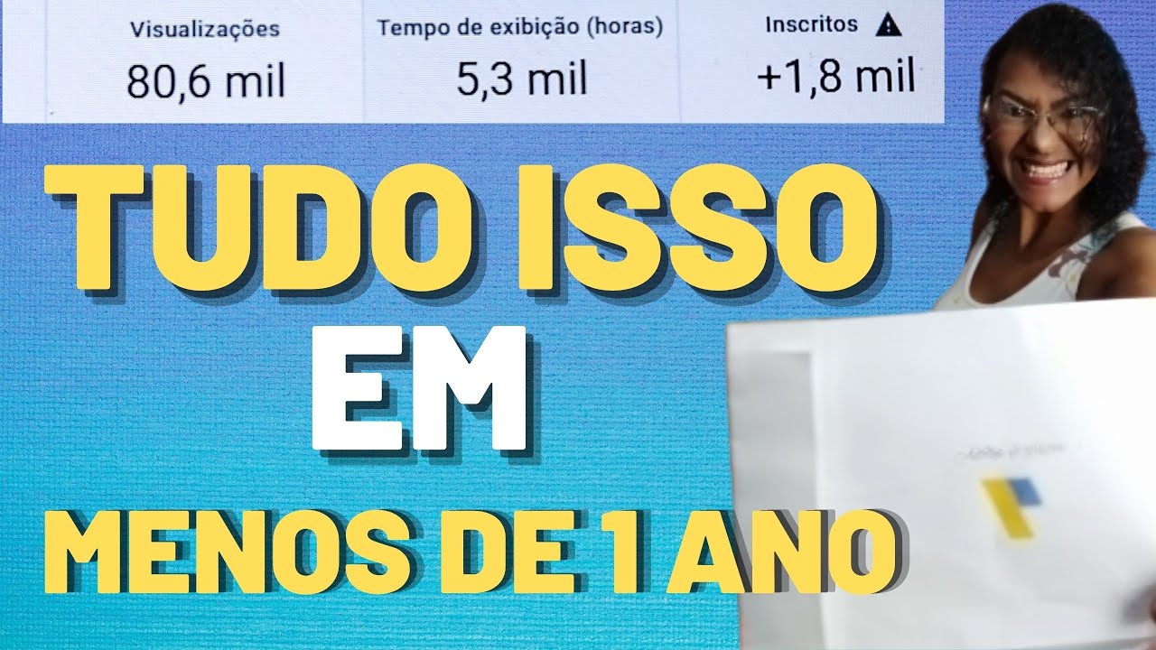 COMO MONETIZAR O CANAL EM MENOS DE UM ANO, MONETIZEI EM APENAS 9 MESES