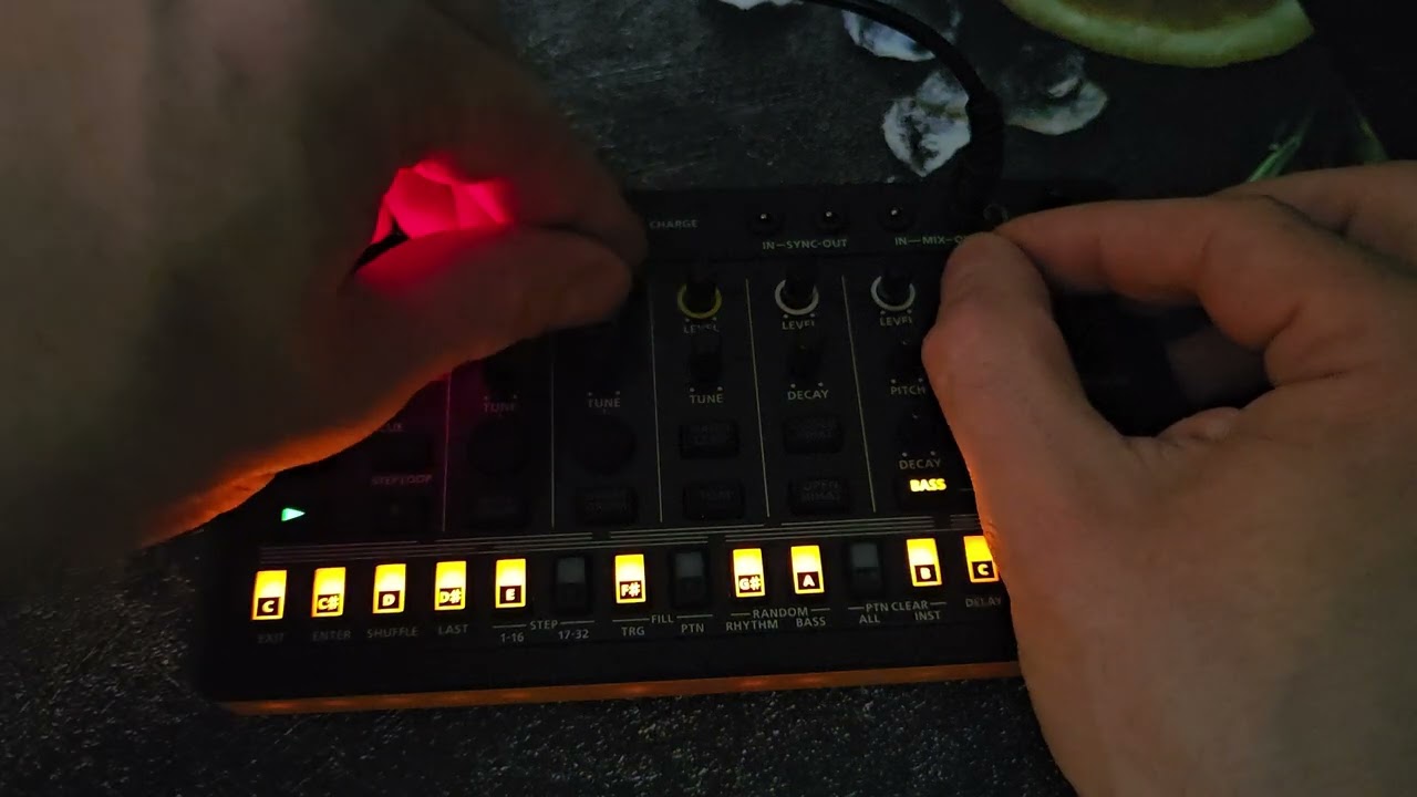 Newbie acid jam #Roland #T8 #techno #beat 128bpm_air_rec