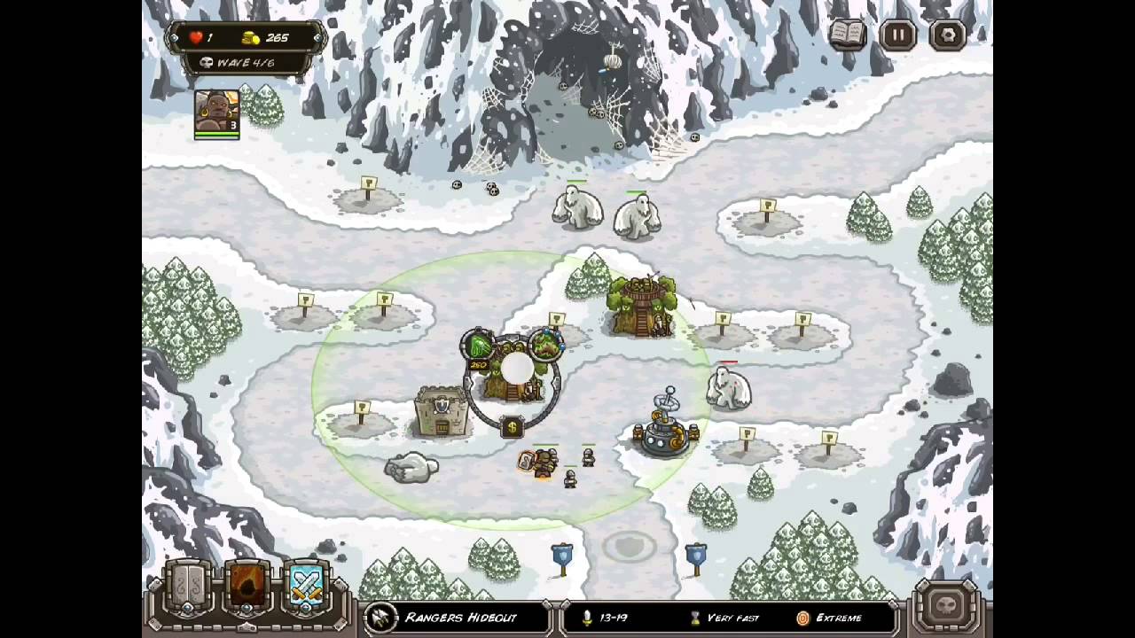 Kingdom Rush HARD DIFFICULTY- Sarelgaz's Lair HEROIC on iPad