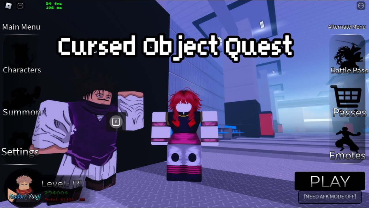 Cursed Object Quest/How to Get Itadori Shinjuku - #animestrike #itadori