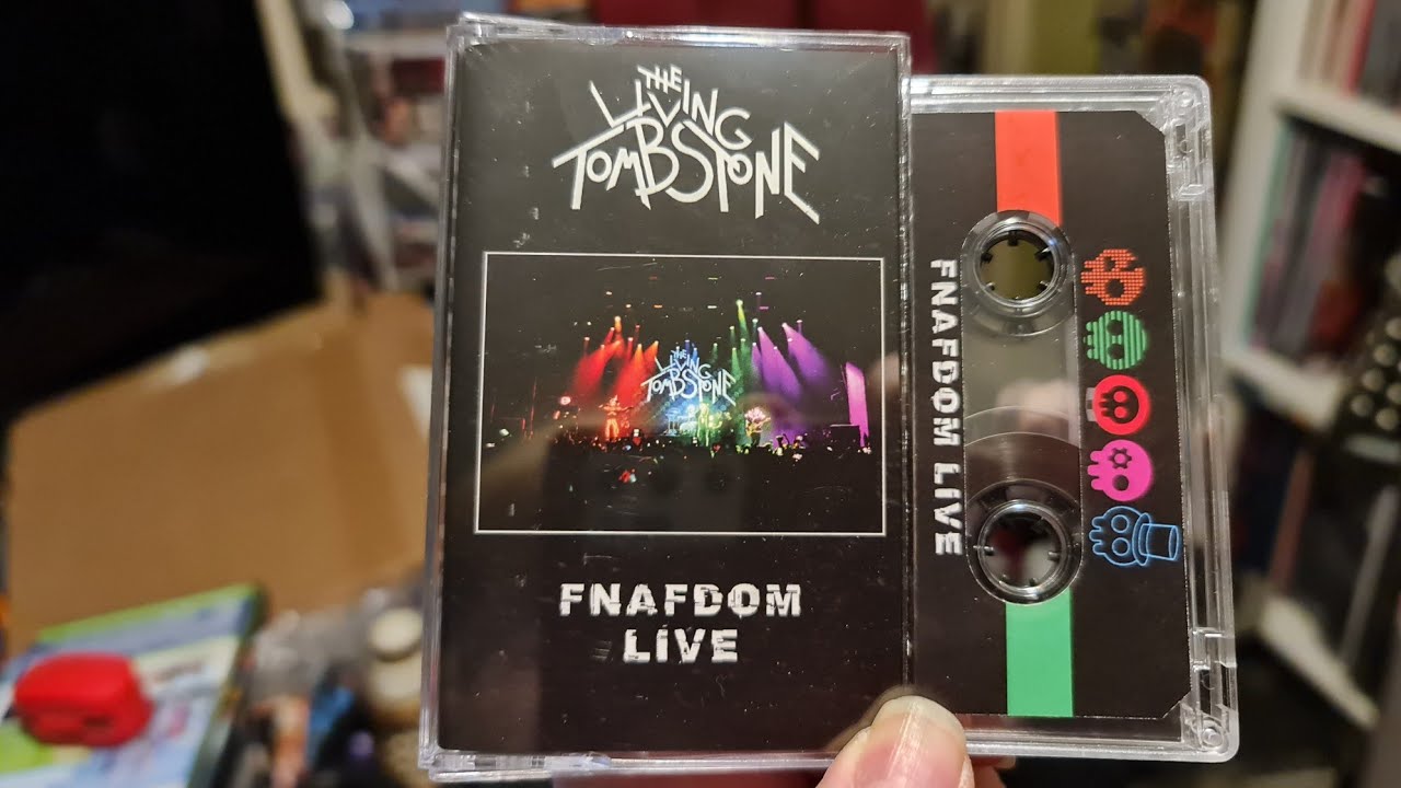 The Living Tombstone Fnafdom Live Cassette Unboxing