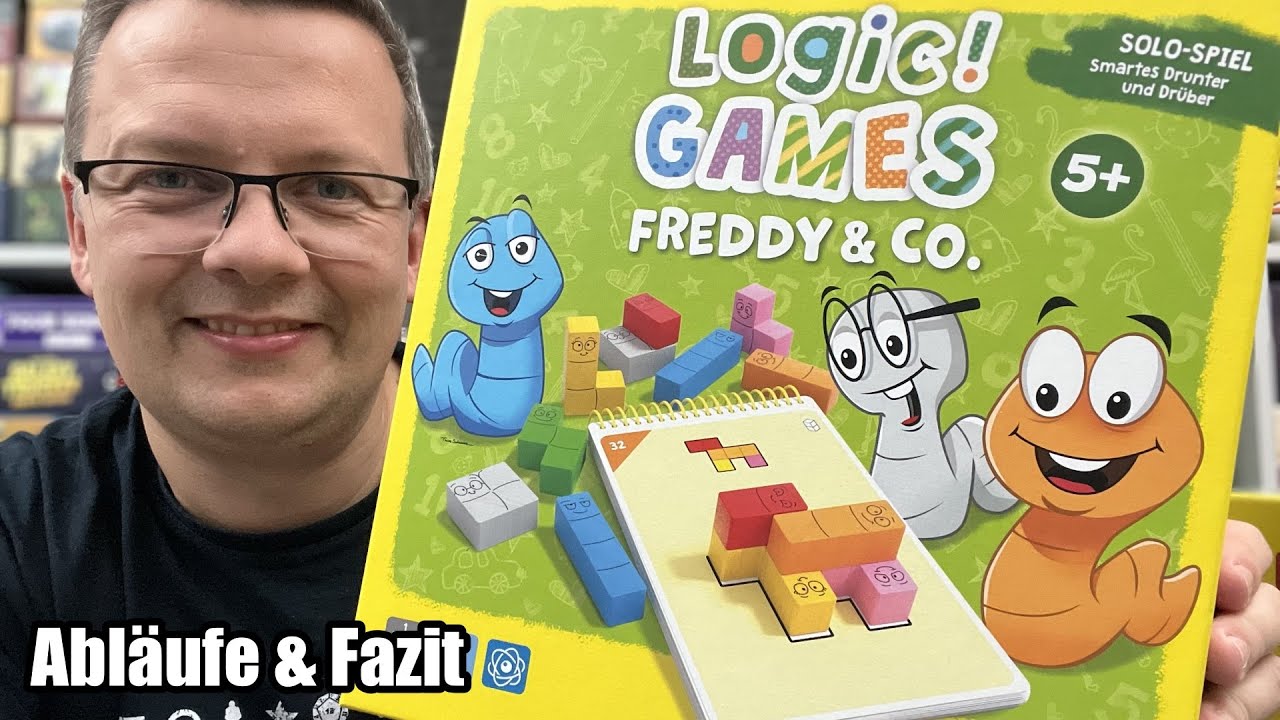 Logic Games - Freddy & Co. (Haba) - Solospiel bzw. Logikspiel ab 5 Jahren