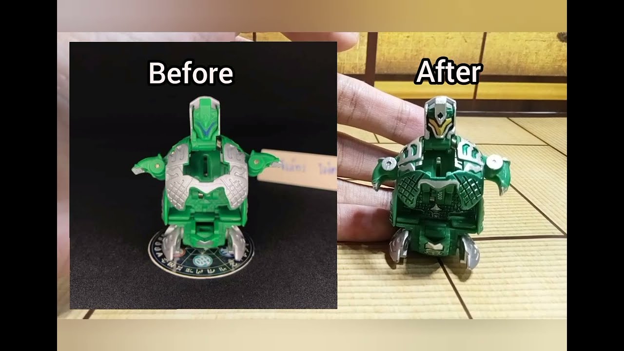Custom Painted Ventus Mutant Taylean Review (Bakugan Mechtanium Surge)