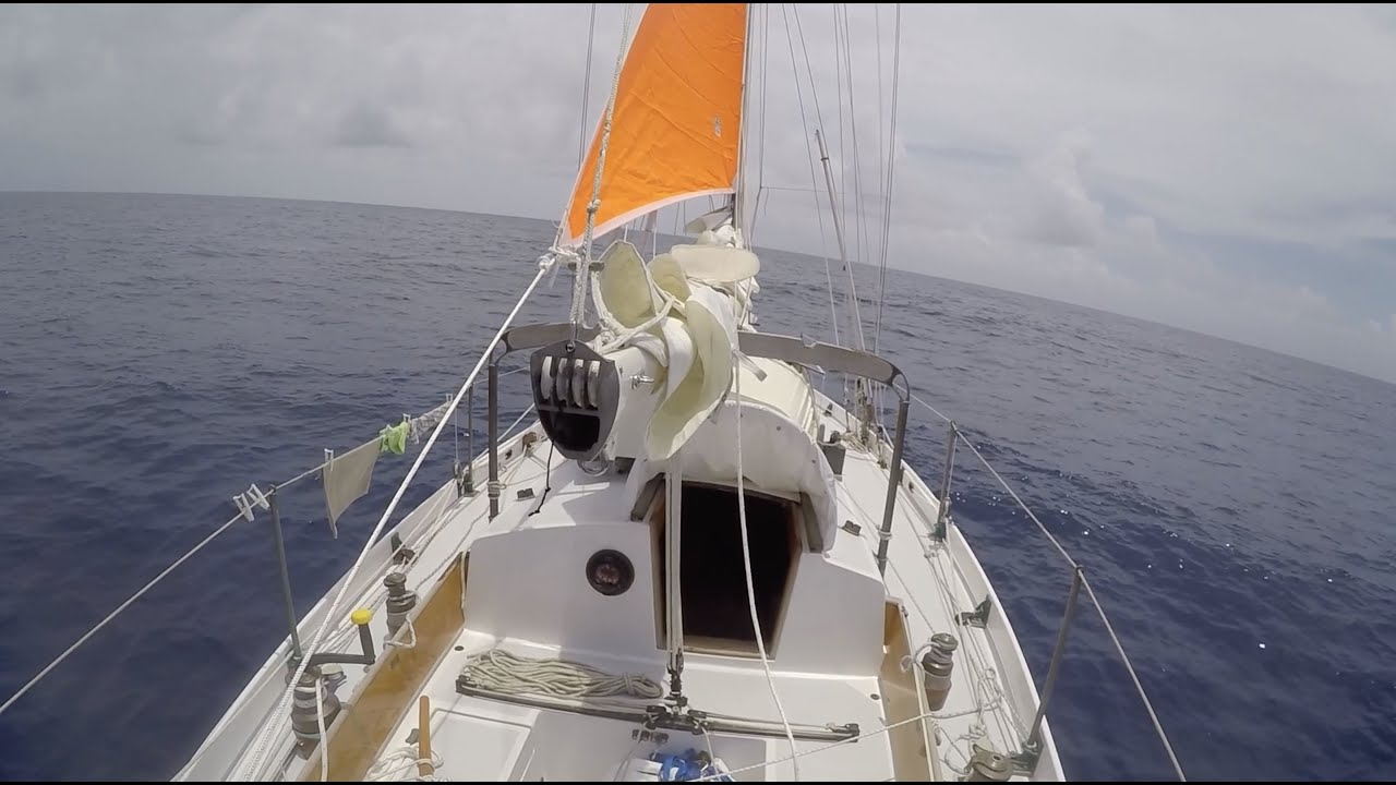 S3//EP10 День 10. Установка триселя, стирка в море, новые облегчения. В одиночку в открытом море,...