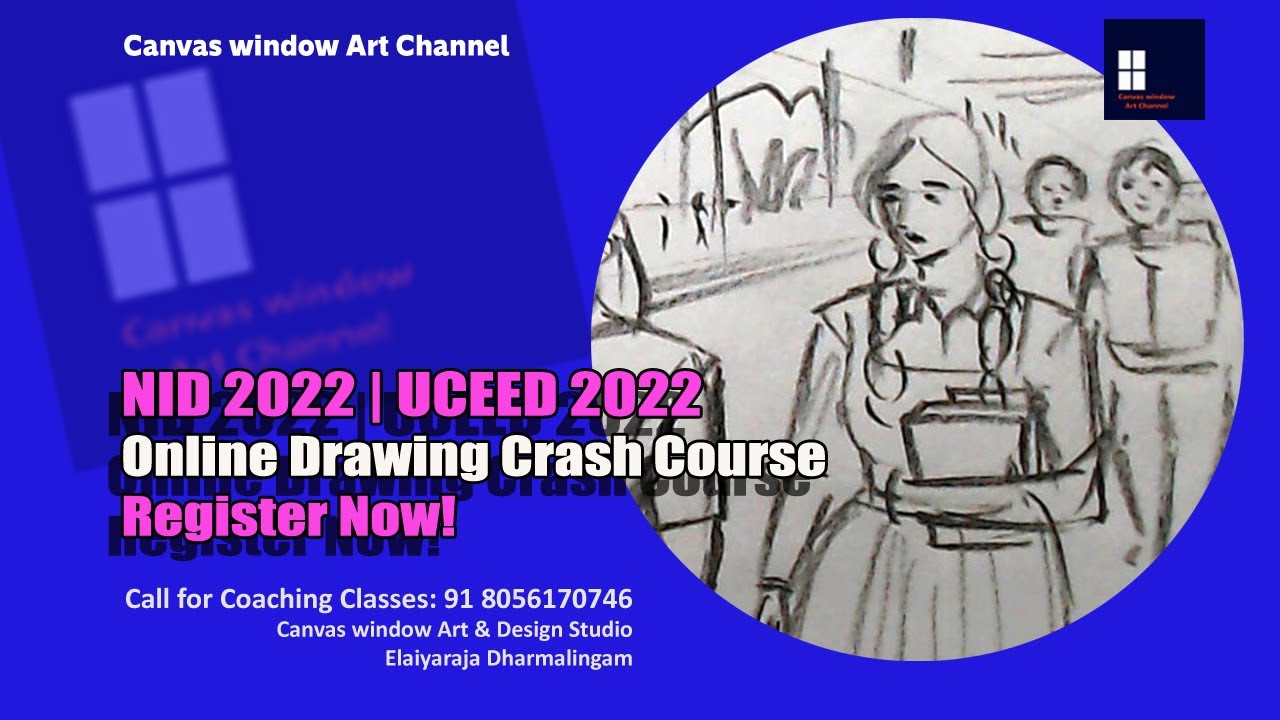 NID 2022 | UCEED 2022 | Online Drawing Crash Course | Adimission  Started | Register Now!