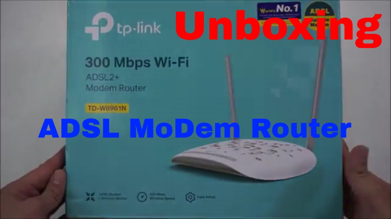 tp link w8961n MoDem Router Unboxing - Best ADSL MoDem | PLDT DSL
