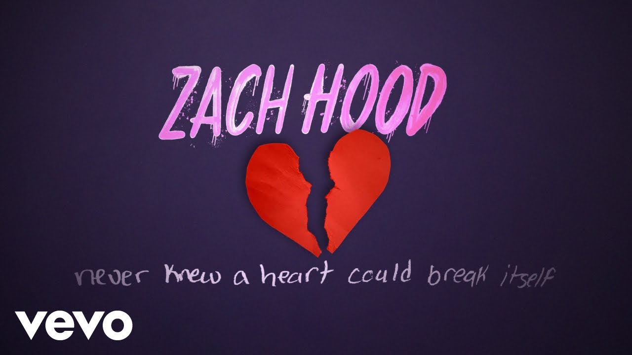 Zach Hood - never knew a heart could break itself (Lyric Video)