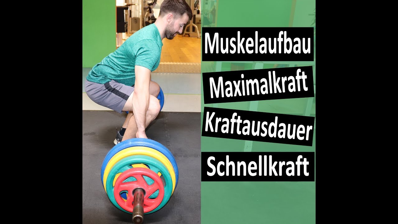 Die Formen der Kraft für Krafttraining mit Erfolg!
