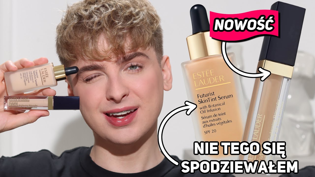 Futurystyczna linia makijażu od ESTEE LAUDER - Testujemy SkinTint Serum i Skincealer ⭐️