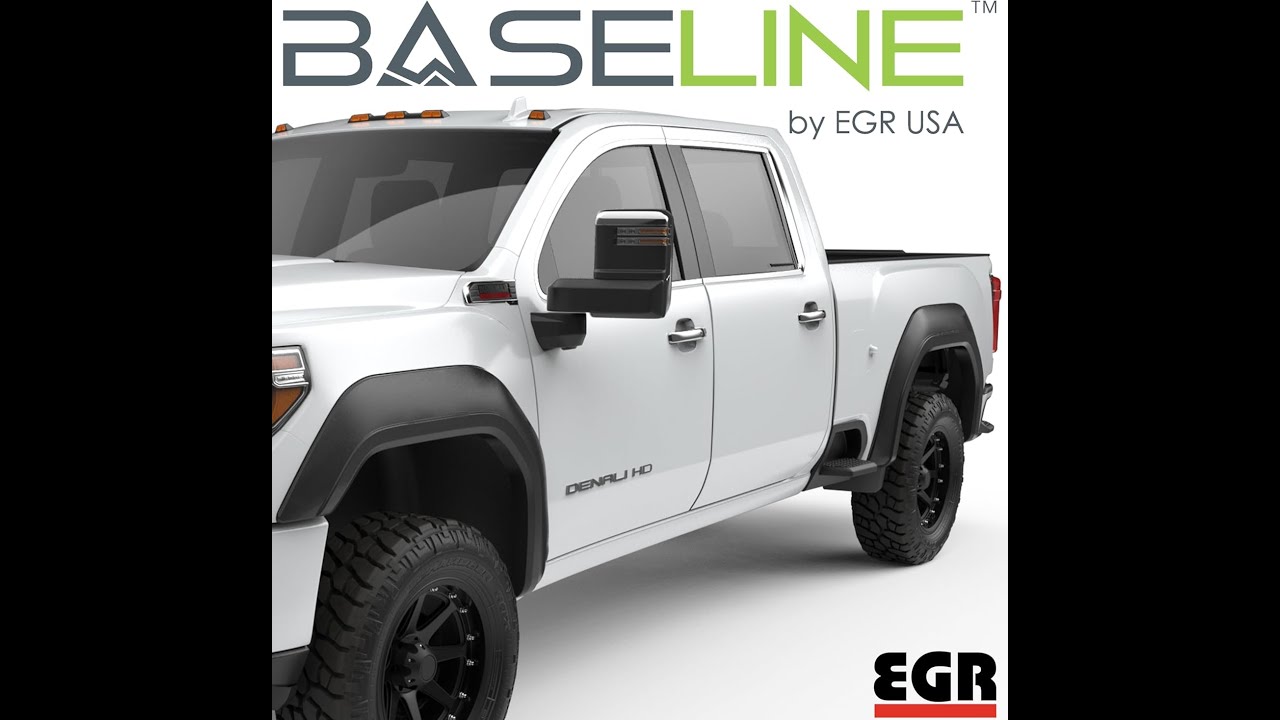 Transform Your GMC Sierra 1500 with EGR BLF2018 Fender Flares &ndash; 2019-2025 Models!