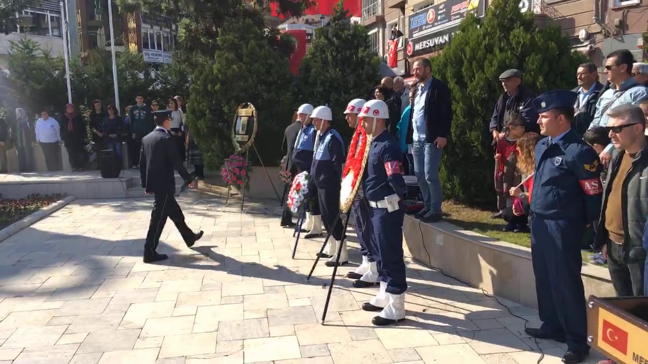 29 Ekim Cumhuriyet Bayramı Çelenk Koyma Töreni