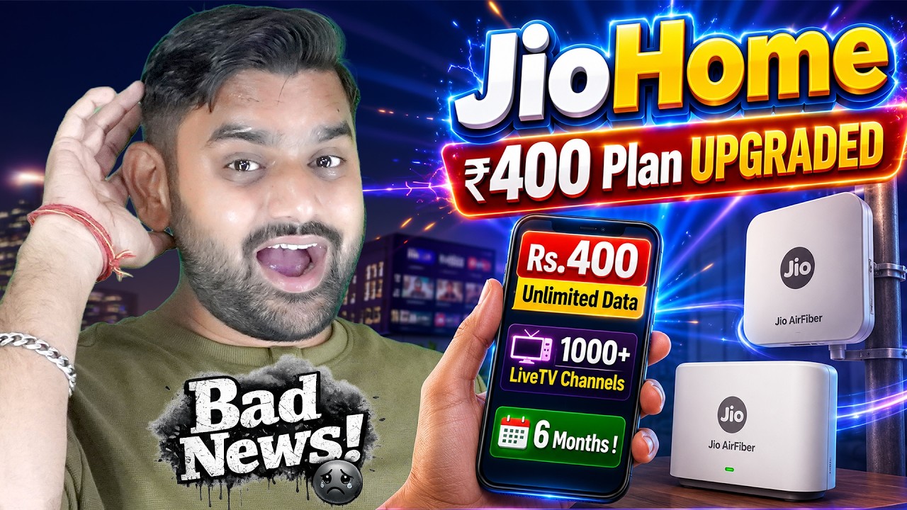 JioHome ₹400 Plan UPGRADED! Unlimited Data + WiFi + TV | Best Home Plan 2026