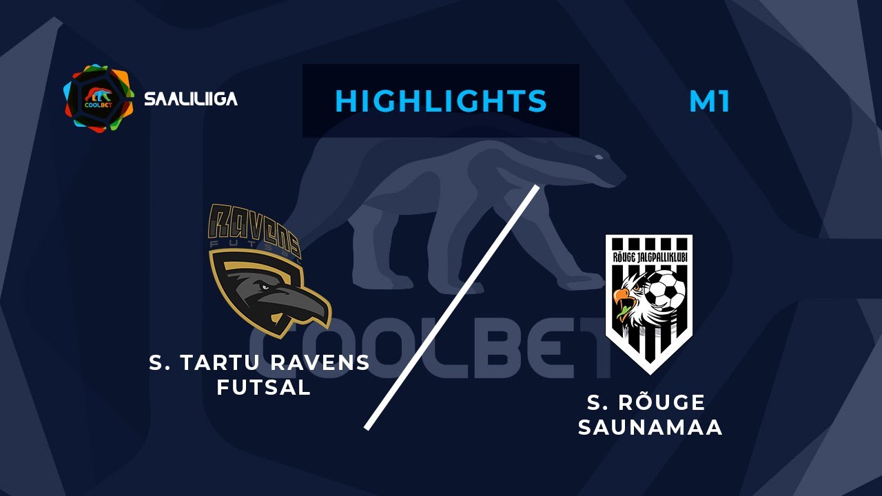 Tartu Ravens - Rõuge Saunamaa. Coolbet Saaliliiga. MD 1. Highlights