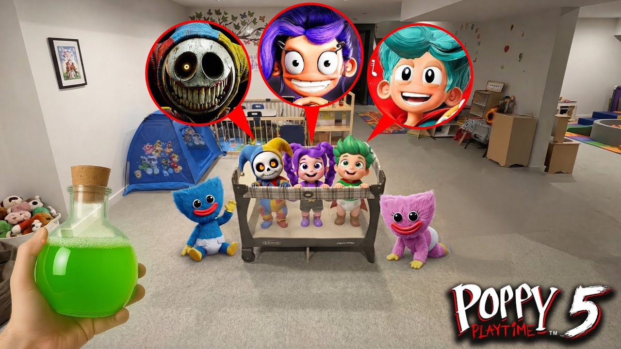 I USED BABY POTION ON LILY LOVEBRAIDS, RORY LOVECAPE & THE PROTOTYPE IN REAL LIFE (POPPY PLAYTIME 5)