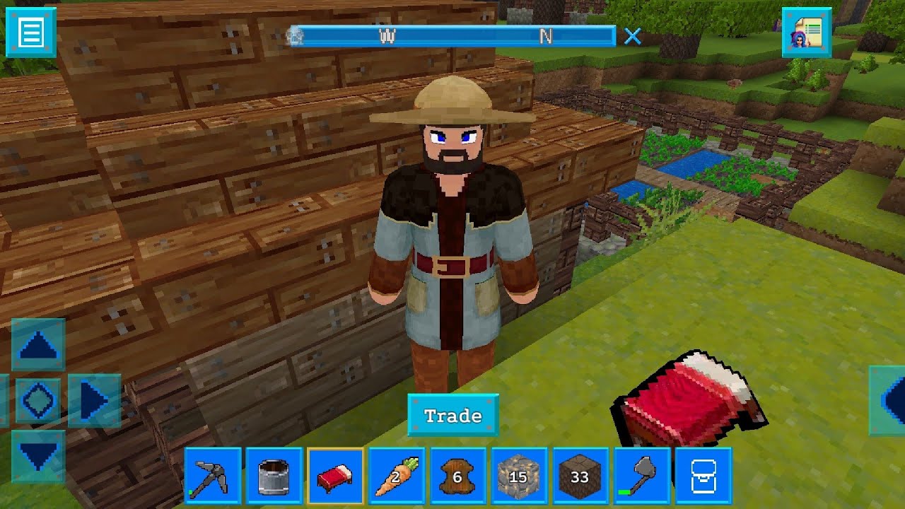 RealmCraft with Skins Export to Minecraft Gameplay #18 (iOS & Android) | Survival Mode Quest 33