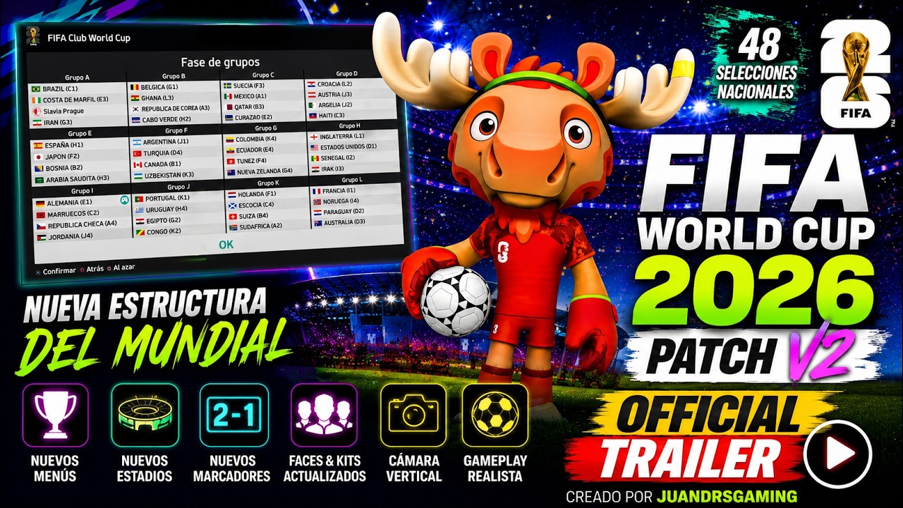 FIFA WORLD CUP 2026 PATCH V2 🌍 OFFICIAL TRAILER | PES 2021 & FOOTBALL LIFE 2026