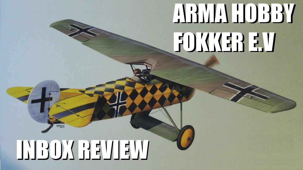 Arma Hobby Fokker E.V (D.VIII) 1/72 inbox review