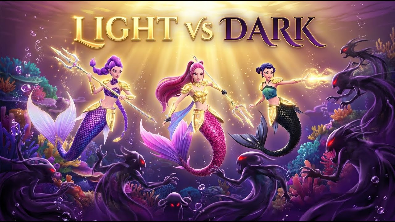 Mermaid Warriors: Light vs Darkness - Epic Underwater Battle | 3D Animation