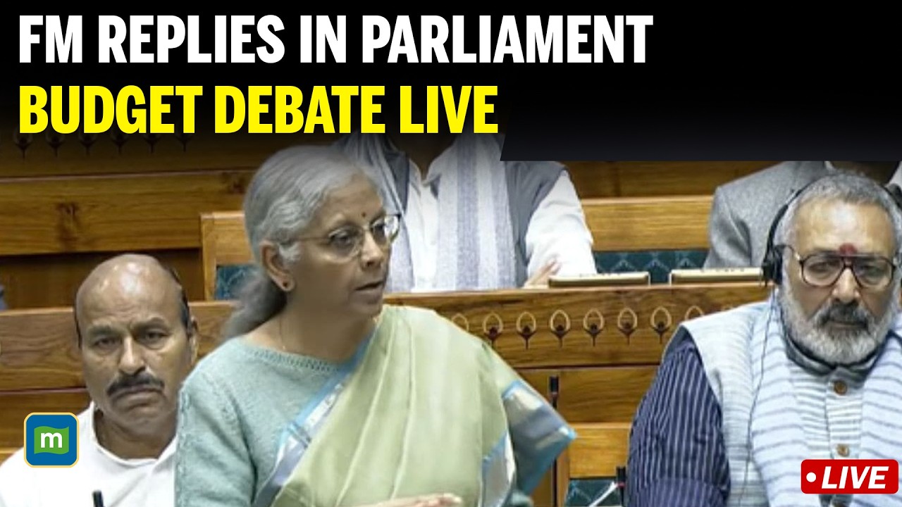 LIVE: Nirmala Sitharaman Responds to Budget Debate in Lok Sabha