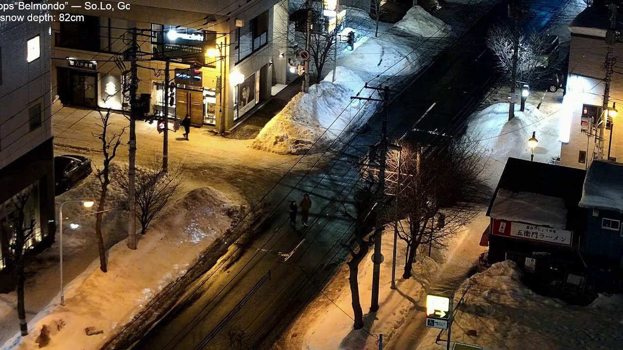 Sapporo in Winter, lofi radio 24 hours | February 14, 2026 | 札幌市中央区交差点の積雪ライブカメラ