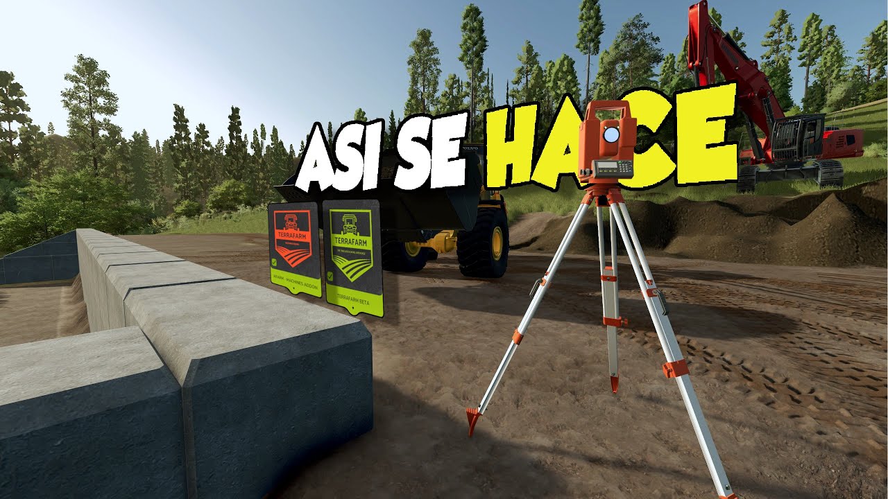 Así se nivela terreno REAL con TerraFarm | FS25
