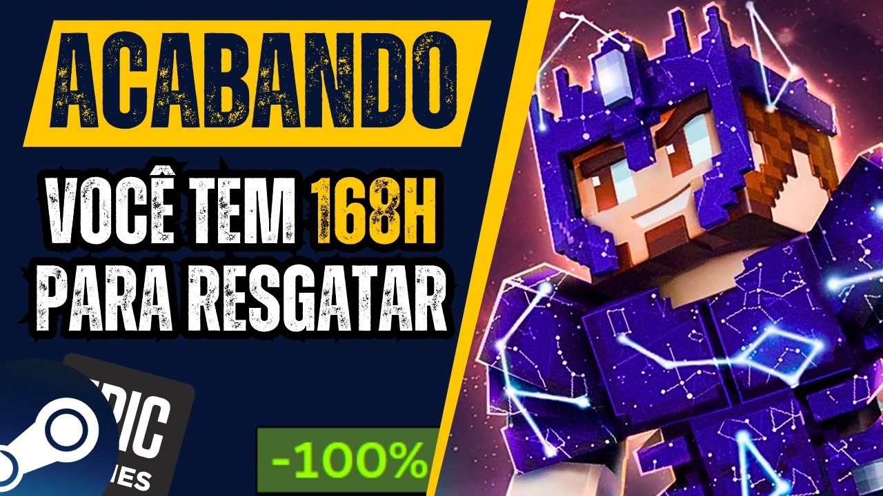 Jogo para resgate DE GRA&Ccedil;A por 168 HORAS na Epic Games e PROMO&Ccedil;&Atilde;O com JOGOS BARATOS na Steam
