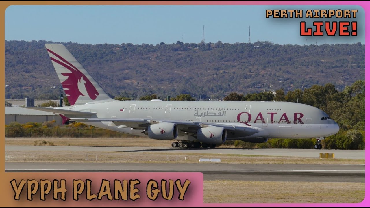 🔴🎥✈️ SUNDAY MORNING PERTH AIRPORT PLANESPOTTING LIVE @ YPPH! W/ YPG