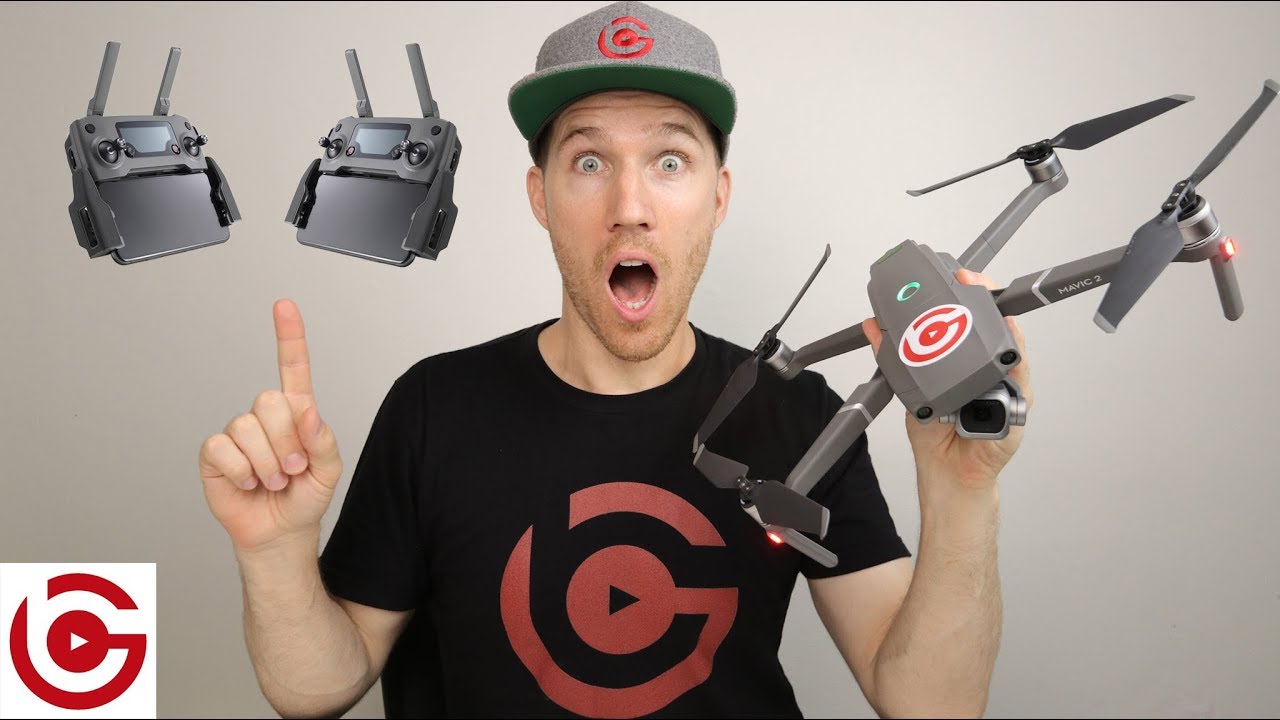 DJI MAVIC 2 with TWO CONTROLLERS - How to Use DUAL REMOTE CONTROLLER MODE
