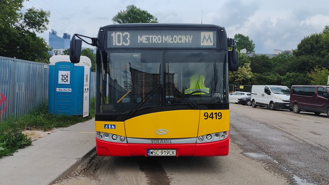 Linia 103 - Solaris Urbino 12 III #9419 ( Relobus )