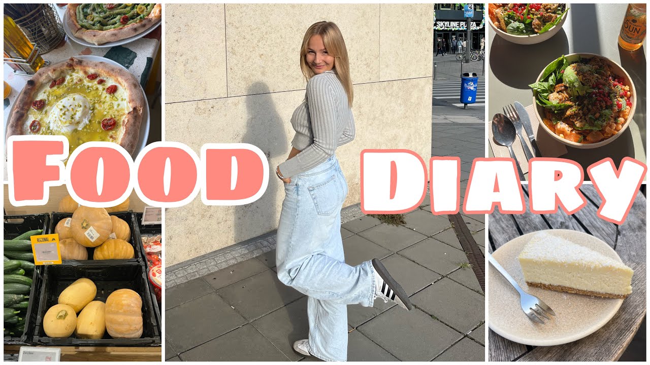 FOOD DIARY: Das esse ich in einer Woche (realistisch und ausgewogen)🎃🍕