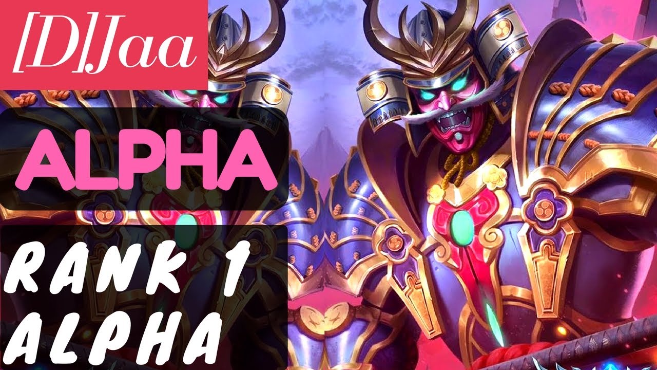 [Rank 1 Alpha] Alpha Gameplay and Build By [D]Jaa Mobile Legends