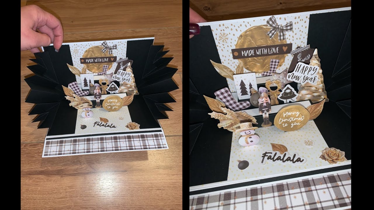 TUTO SCRAP Carte Explosion Pop UP💥