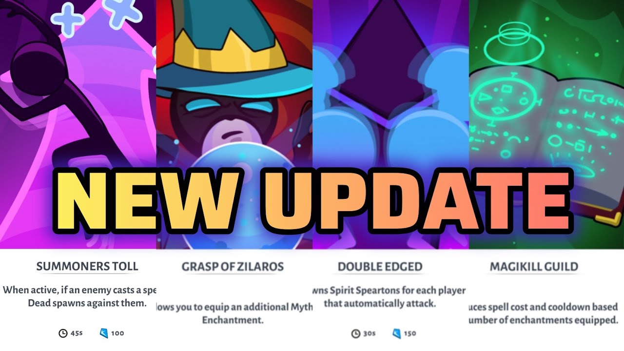 4 New Cards Has Been Added! Stick War: Saga New Update