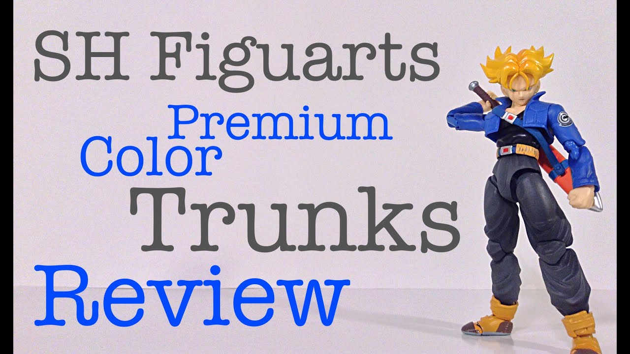 Bandai Tamashii Nations Dragon Ball Z SH Figuarts Premium Color FUTURE TRUNKS Action Figure Review