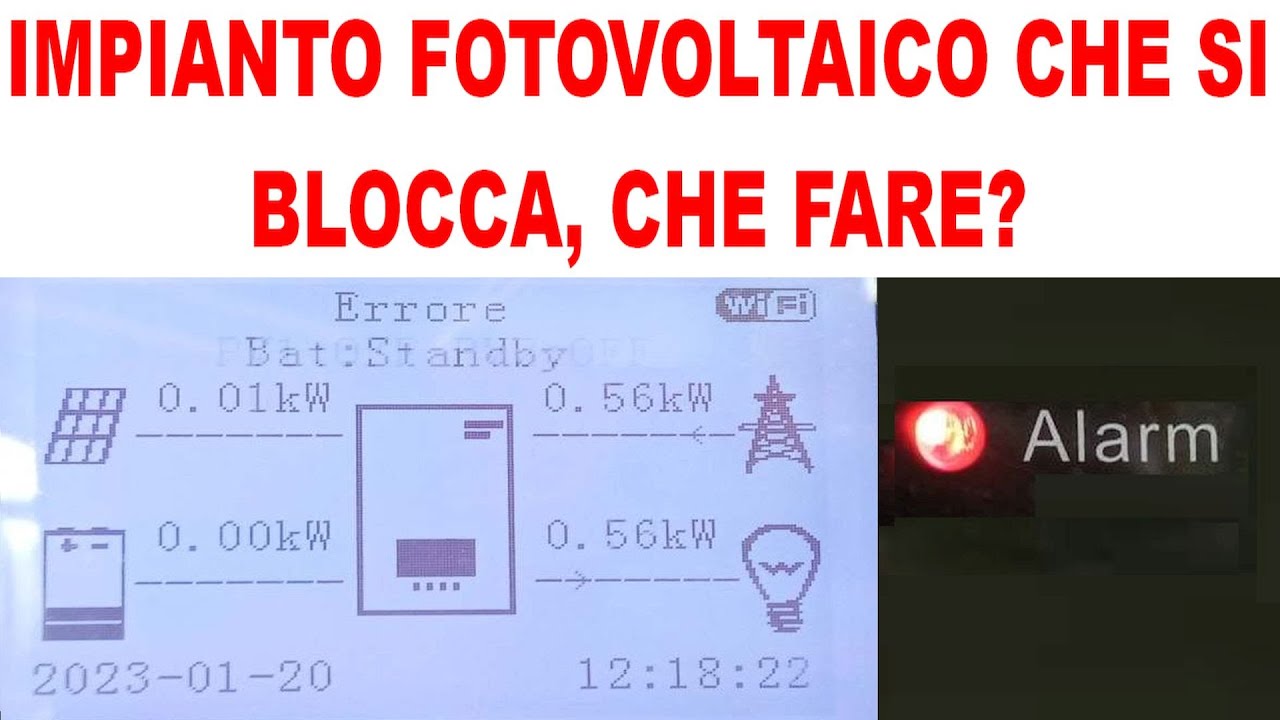 impianto fotovoltaico che si blocca. approfondimenti su cause e soluzioni